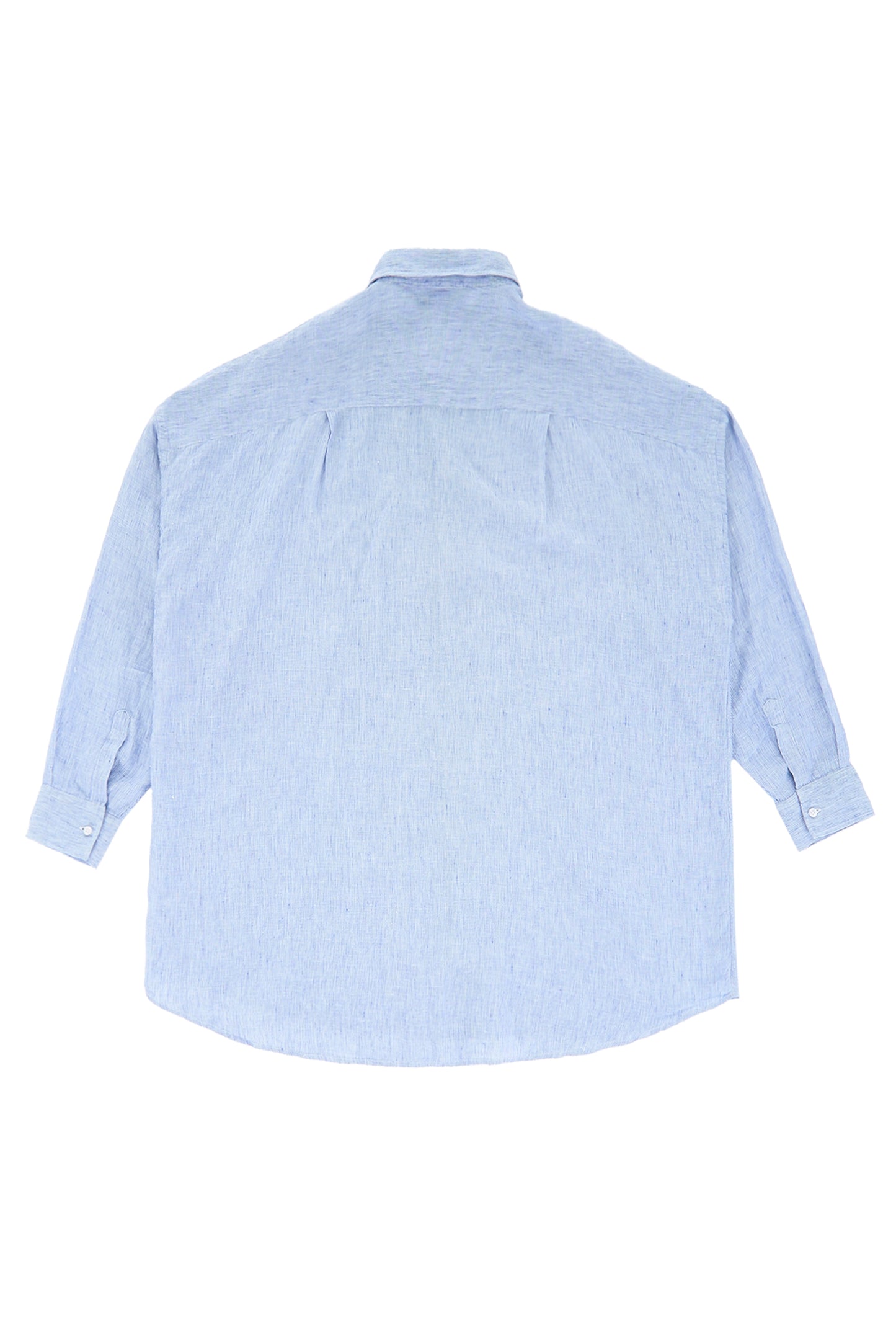Oversized Linen Shirt – Light Stipes