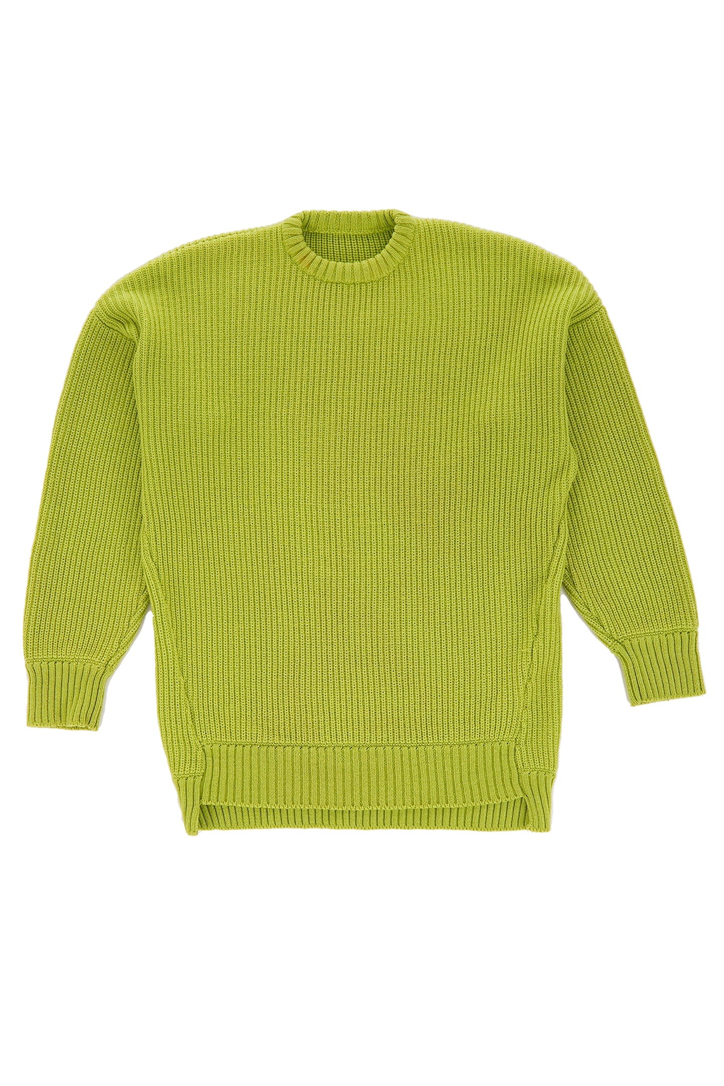 Oversized Merinos Knitwear - Green Lime