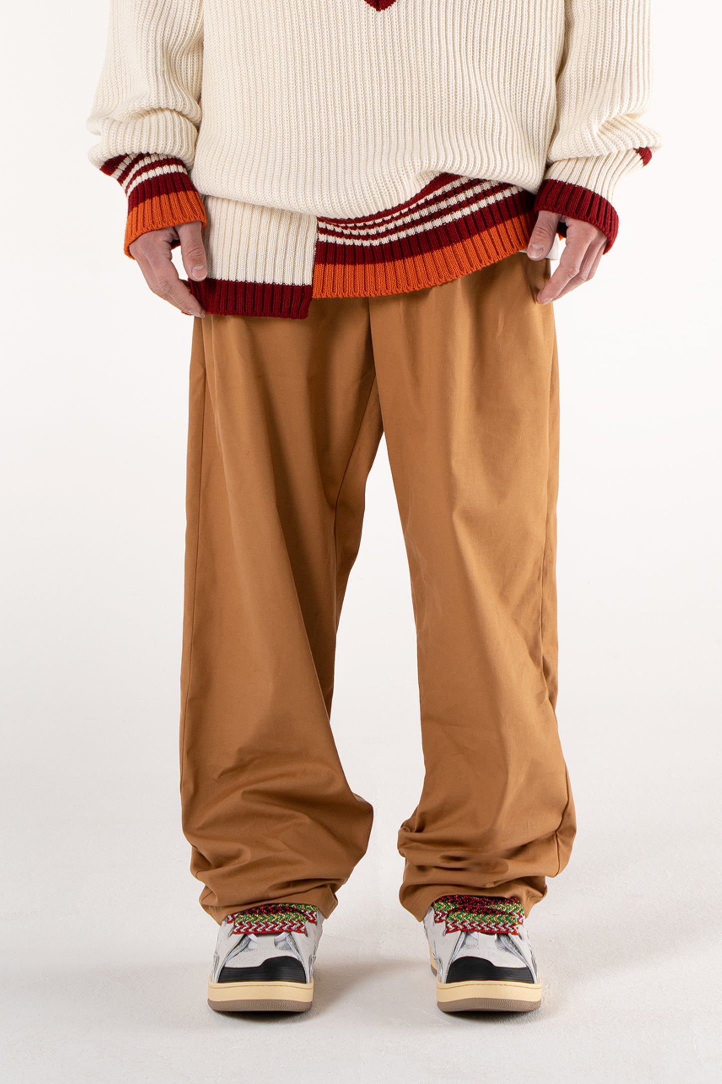 Pleated Pants - Camel
