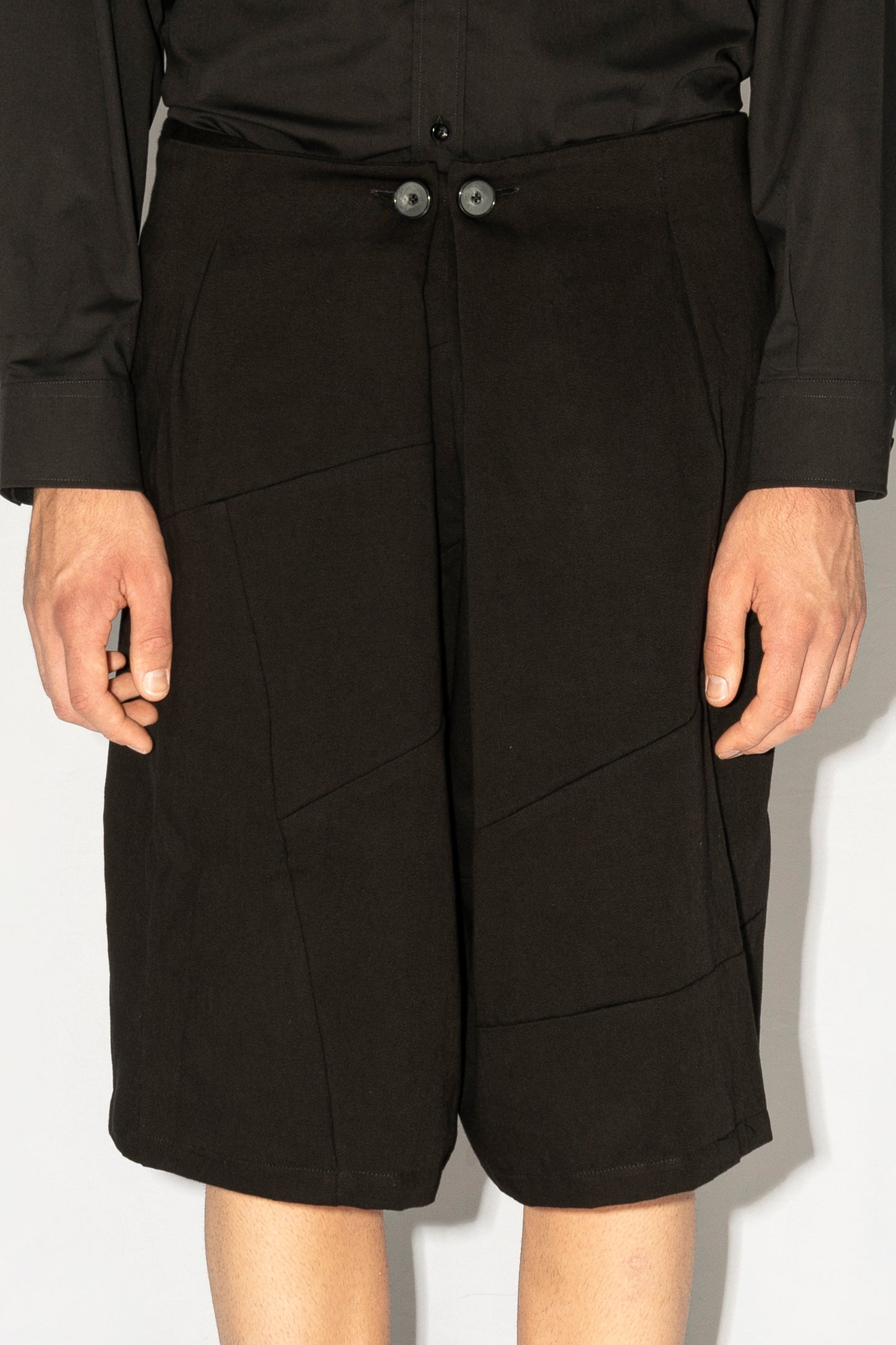 4Size Oversized Short – Cotton Black