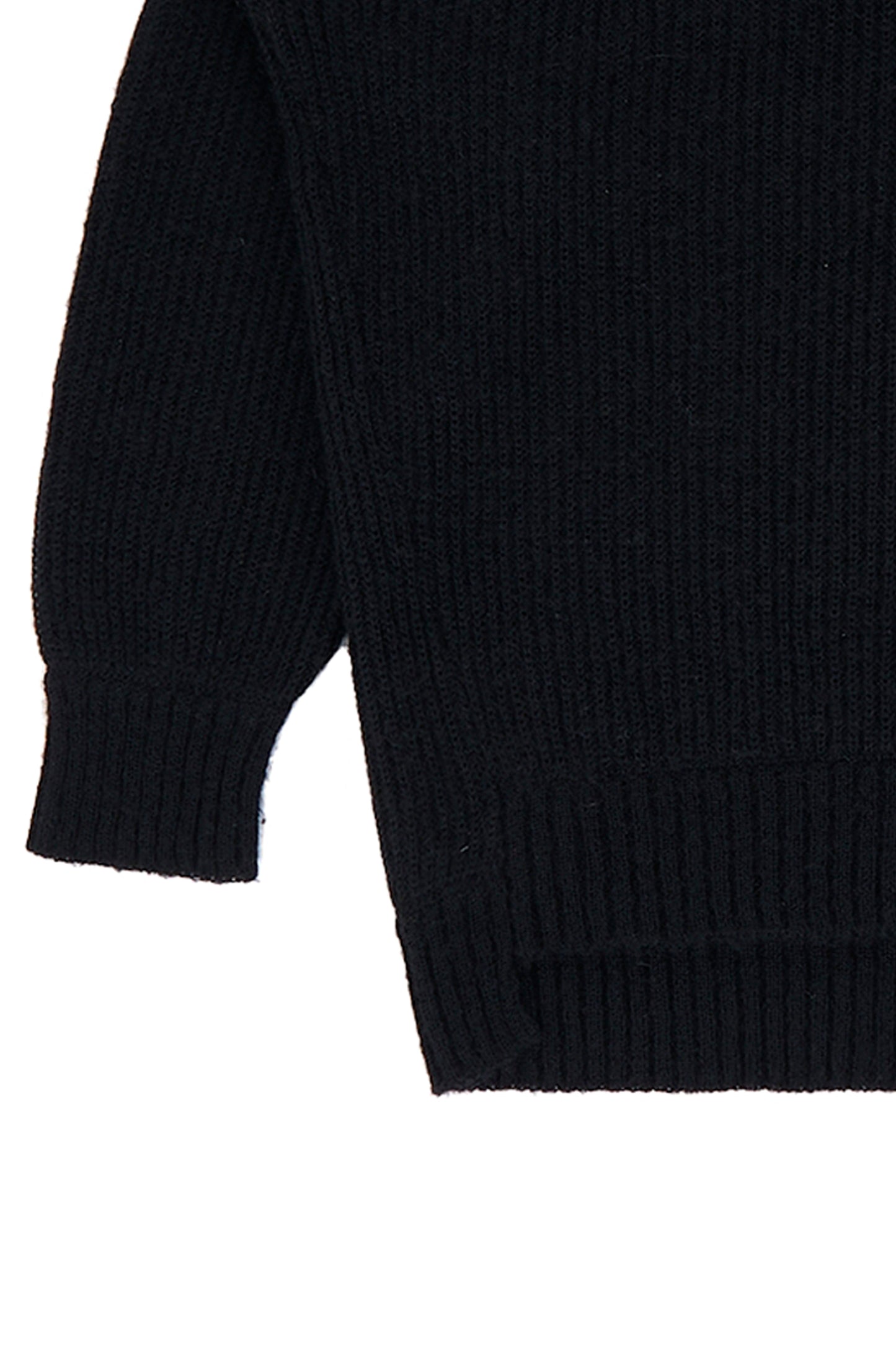 Oversized Mohair Knitwear - Black