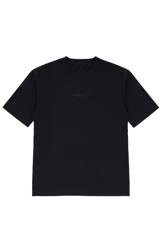 Oversized Handprinted T-shirt – Black "Luttons"